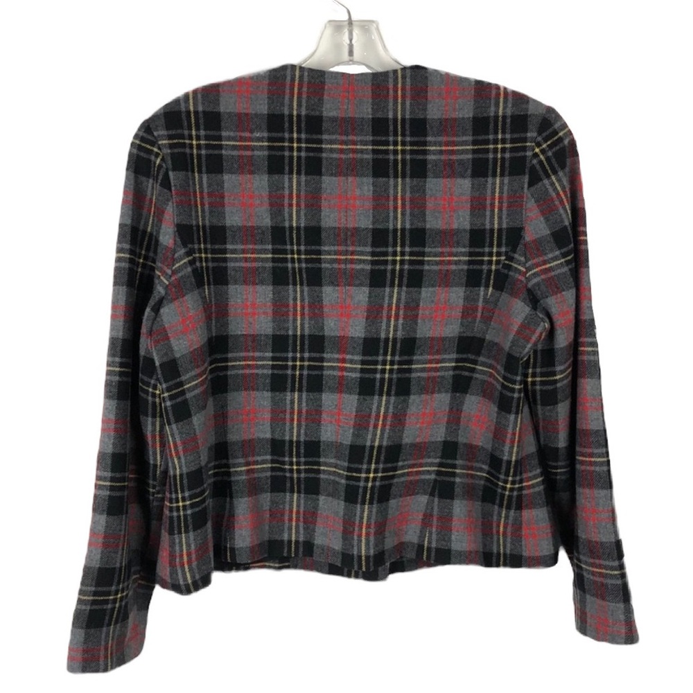 Pendleton Plaid Wool Blazer - image 7